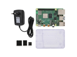 Kit Raspberry Pi 4b (com Capa Abs V4 Incluindo Dissipador De Calor E Fonte De Alimentação)