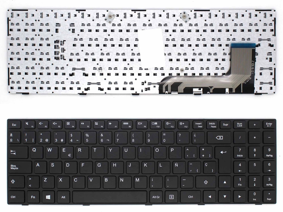 Teclado portátil Lenovo Ideapad 100 15 100 15iby Essential B50 10 Compatível