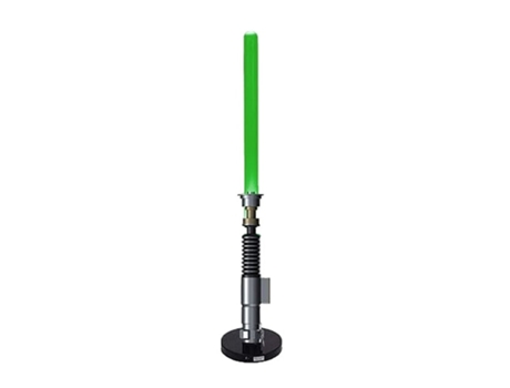 Porta-velas de mesa Luke Skywalker Light Saber verde 59,6 cm Ukonic