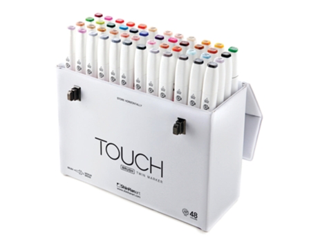 Set Con 48 Rotuladores Touch Twin Brush SHINHAN