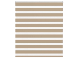 Vidaxl Cortina De Zebra 125x100 Cm Largura Do Tecido 120,9cm Poliéster