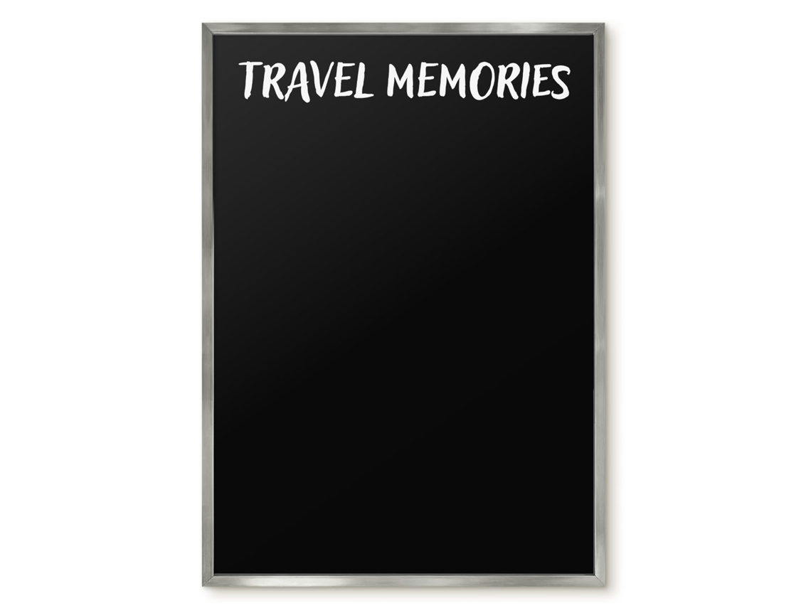 Quadro magnético de parede para recordações de viagens para o quarto Espelharte (50x70 cm)