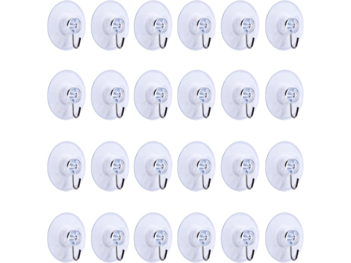 Ventosas 24 Peças, 5 Cm, Metal Elysve