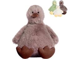 Grande Ganso De Pelúcia Branco Com Design Realista, Pato Macio Para