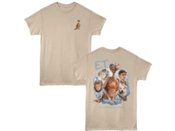 Unisex Adult T-shirt Rockinstone E.t. Character Cloud Front Back Print Sandsizexxl