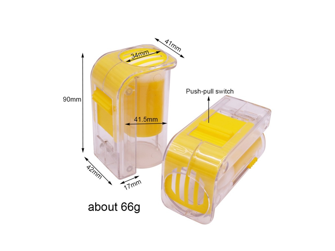 Kit Com 2 Frascos Para Rotulagem Queen Bee Com Uma Só Mão, Plástico