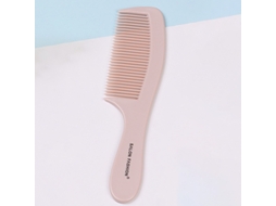 Pente Plano de Plástico com Dentes Largos para Massagem Capilar e do Couro Cabeludo. MDUG (estilo 1 Rosa)