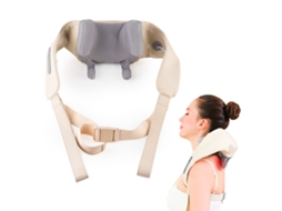(branco) Massageador Sem Fio De Acupressão Para Pescoço E Ombros, Relaxamento Muscular Do Pescoço E Massagem De Amassamento