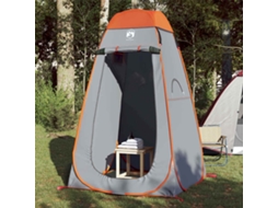 Vidaxl Tenda De Privacidade Pop-up Impermeável Cinzento E Laranja
