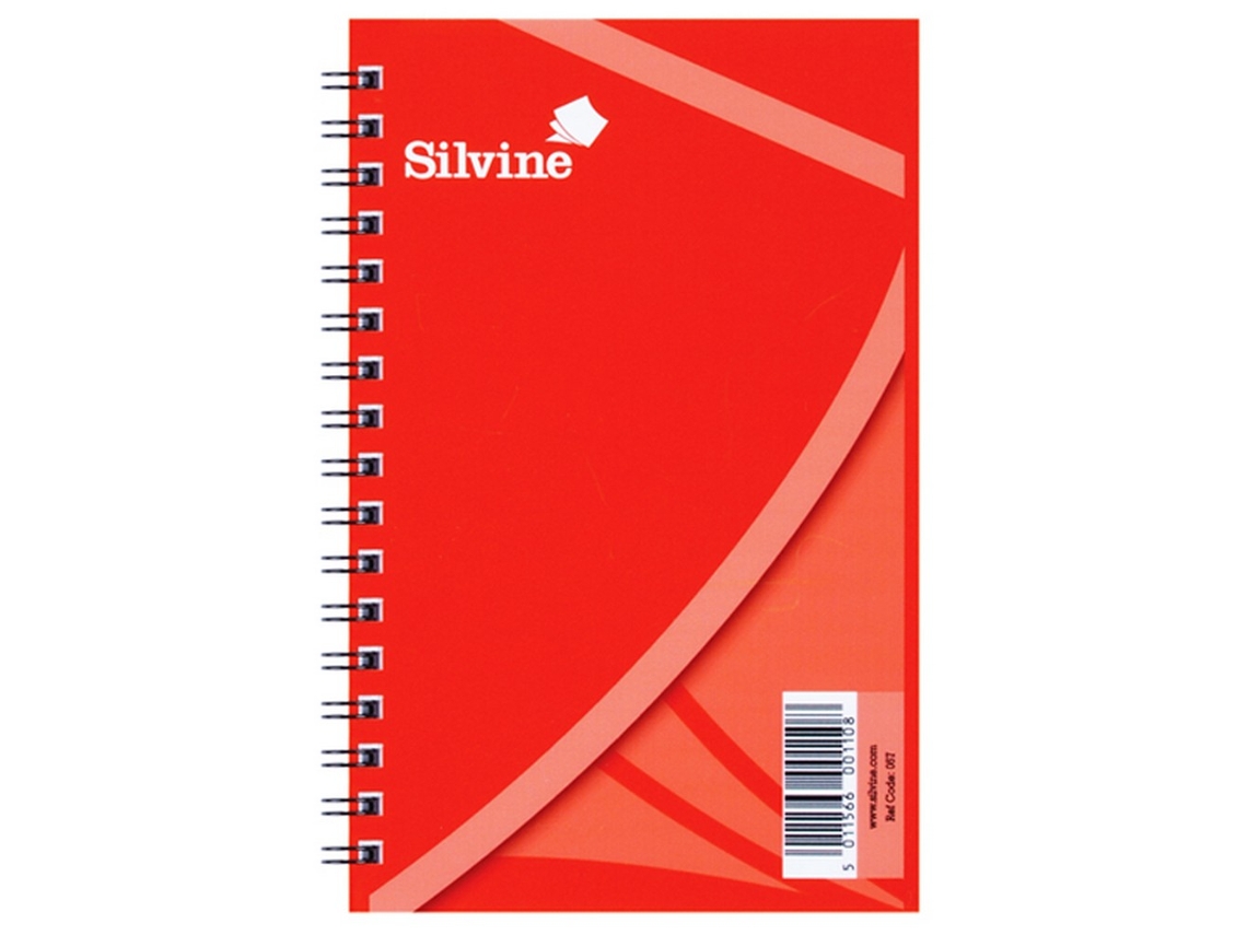 Caderno Espiral Silvine Twin Wire Tamanho Único Vermelho Brilvibera (pacote Com 36)