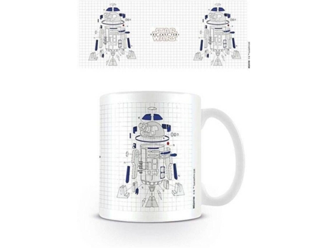 Caneca  R2-D2 320ml The Last Jedi