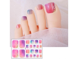 Adesivos Para Unhas Dos Pés Com Strass 3d À Prova Dágua, Adesivos Para Unhas Dos Pés, Tiras De Esmalte, Adesivos Para Unhas Dos Pés Hengrongshen
