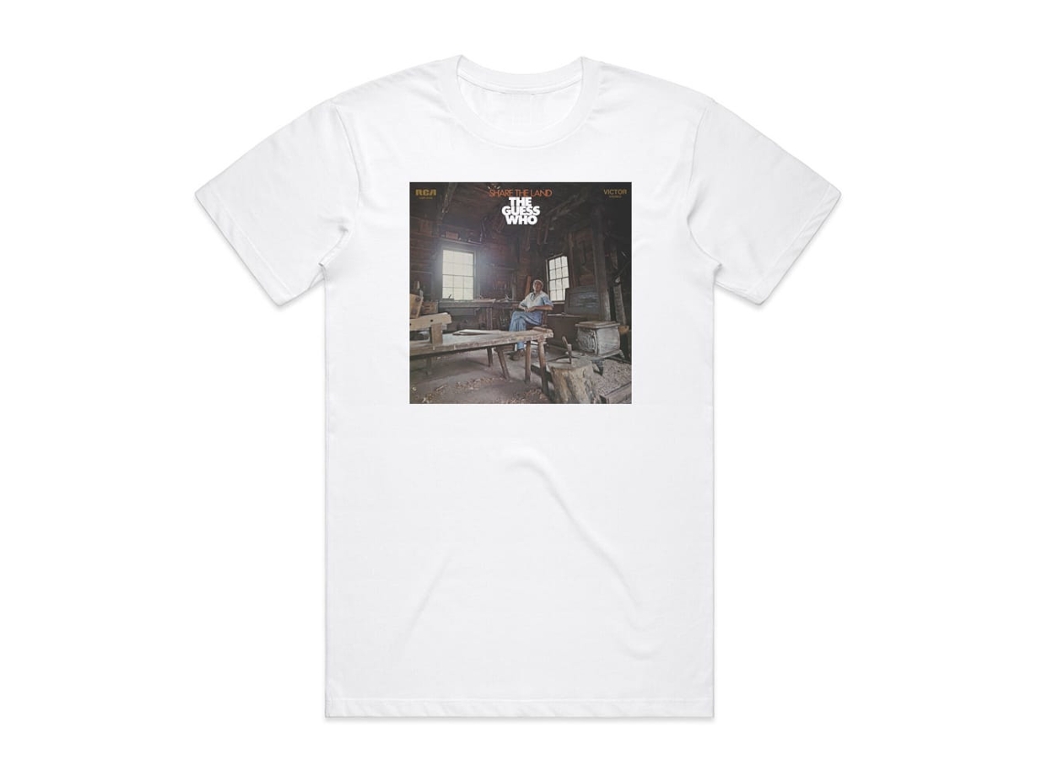 The Guess Who Share The Land Album Cover T-shirt White Rockinstone Size—xl