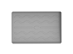 Coxim de Grelha Silicone Alimentar para Churrasco Forno Microondas | S/MARCA
