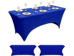 Tafelkleed Rechthoekig 2-pack - Lavável - Elástico - Poliéster/elastano - Adequado Para Casamento/cocktail - Várias Cores - Tafelrok