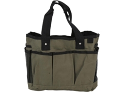 Bolsa organizadora para ferramentas de jardim, bolsa de armazenamento externa em tecido Oxford com 11 compartimentos, 46 x 25 cm