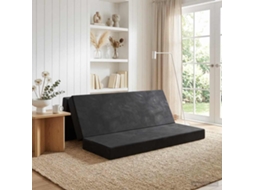 Vidaxl Sofá Cama Dobrável 200 X 67 X 45 Cm Preto