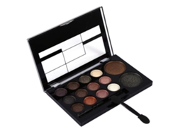 Paleta De Sombras De Olhos 12 Cores Com 2 Batons