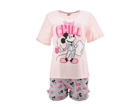 Pijama Mickey Rosa Tamanho L Sun City