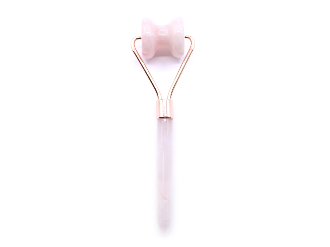 Rolo Facial de Pedras Naturais Quartzo Rosa Unidade