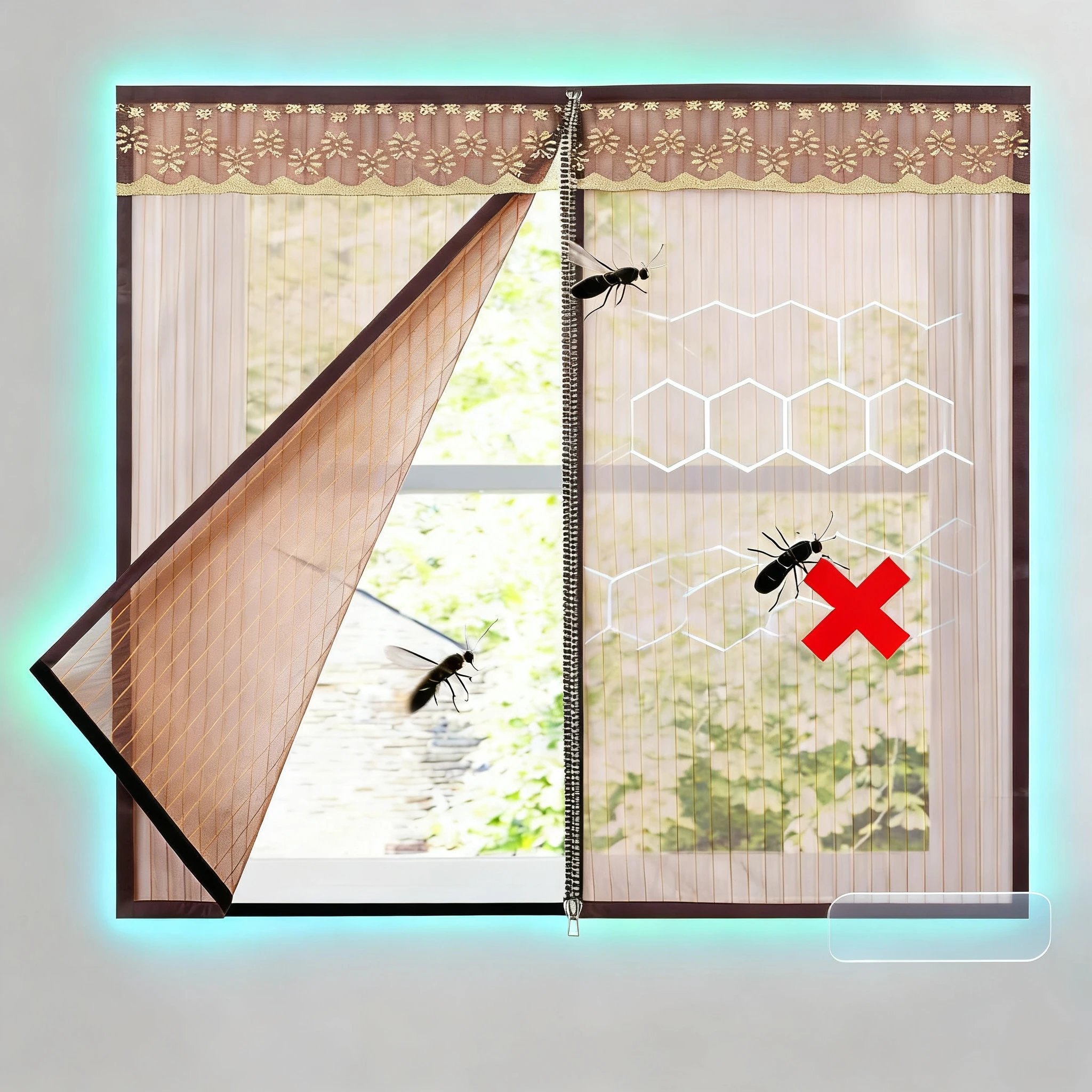 (pacote Com 6) Tenda/guarda-sol Pop-up De Malha Para Piquenique Exterior, Ideal Para Camping E Atividades Exterior