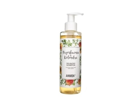 Shampoo de Pêssego e Coentro para Couro Cabeludo Seco e Sensível 200ml Anwen