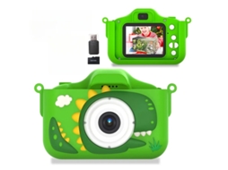 Câmera infantil 1080p HD com câmera dupla e foco automático com cartão de 32 GB Yizhood