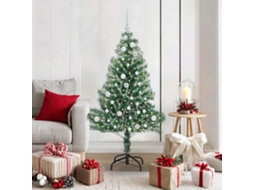 Vidaxl Árvore De Natal Artificial Coberta De Neve Com Luzes De Led