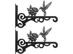 Suporte Robusto para Plantas Suportes de Parede em Ferro, Suportes para Prateleiras, Ganchos para Pendurar Plantas Ao CHABERLU
