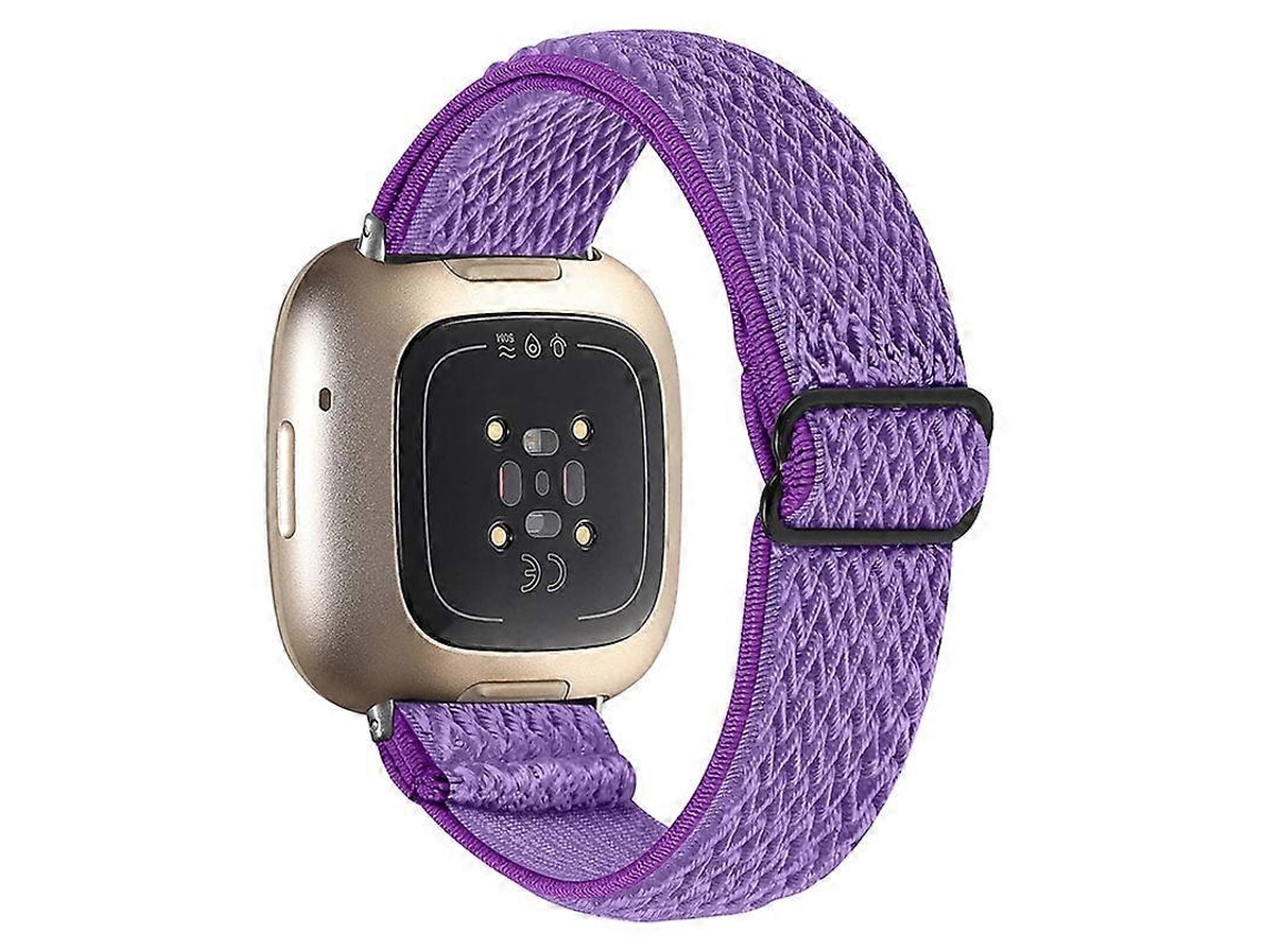 Pulseira De Substituição Elástica Tipo M Para Fitbit Versa 3/fitbit Sense Com Ajuste Ajustável Olysi Shop