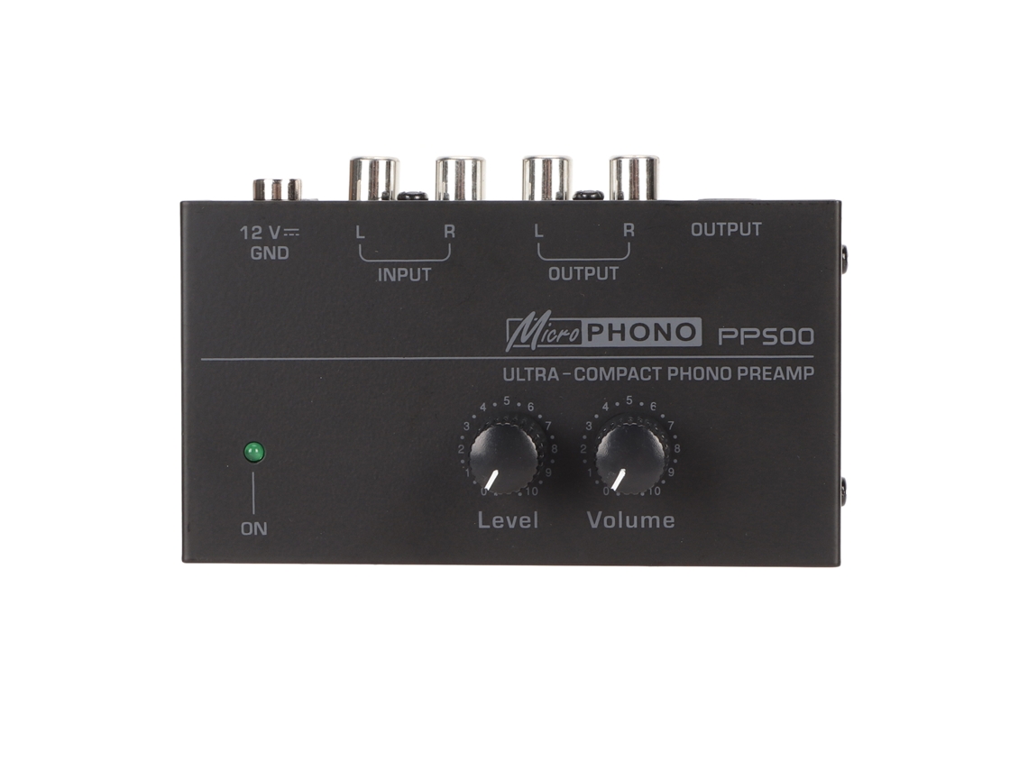 Aetheria pré amplificador Phono de Baixo Ruído com Controle de Volume Independente para Toca discos Lp 100‑240v Plug Uk