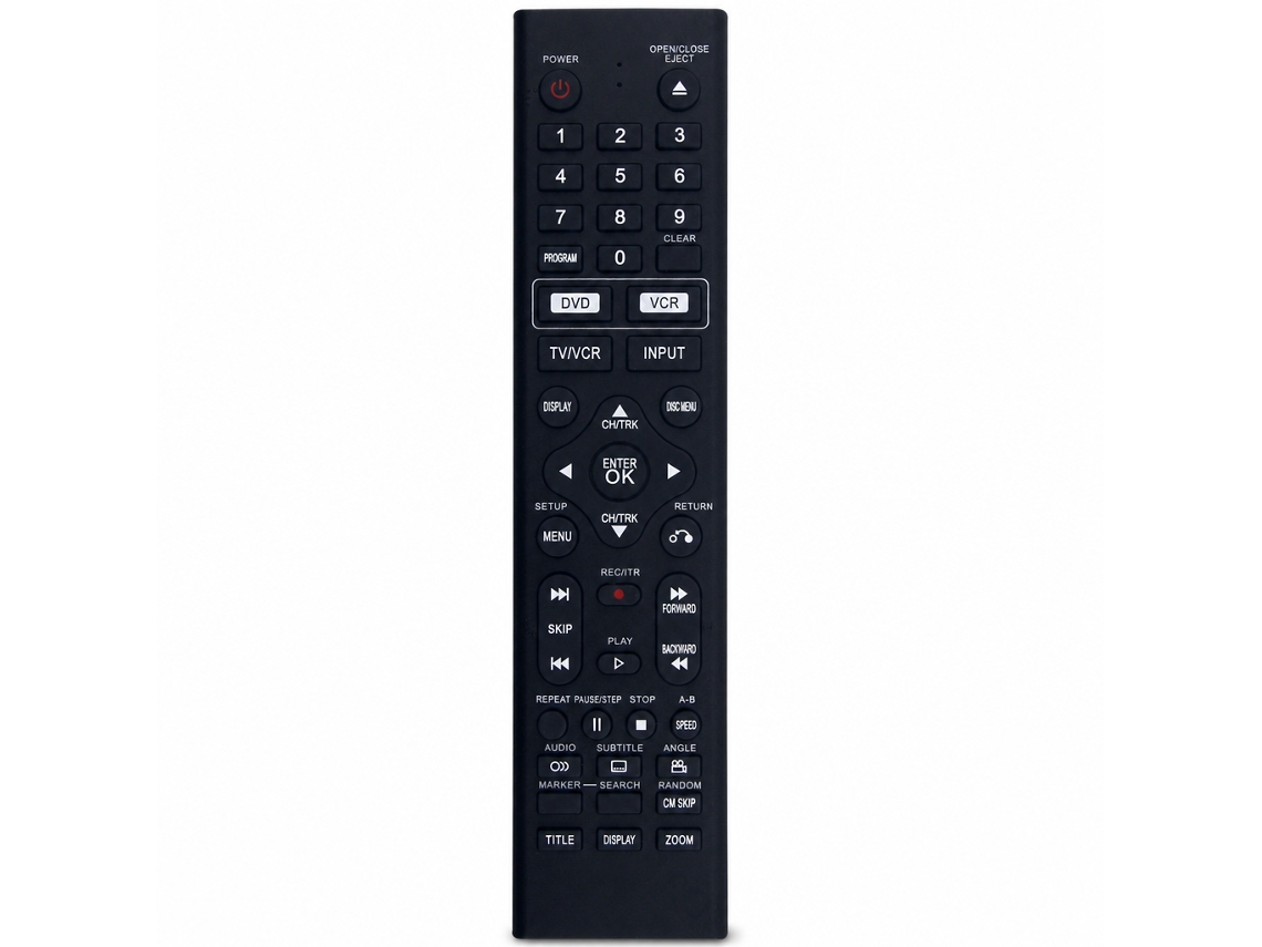 Comando À Distância Para Leitor Lg Dvd/vcr, Compatível Com 6711r1p081g