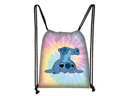 Mochila Stitch Com Cordão Para Crianças 27 Aquaforge