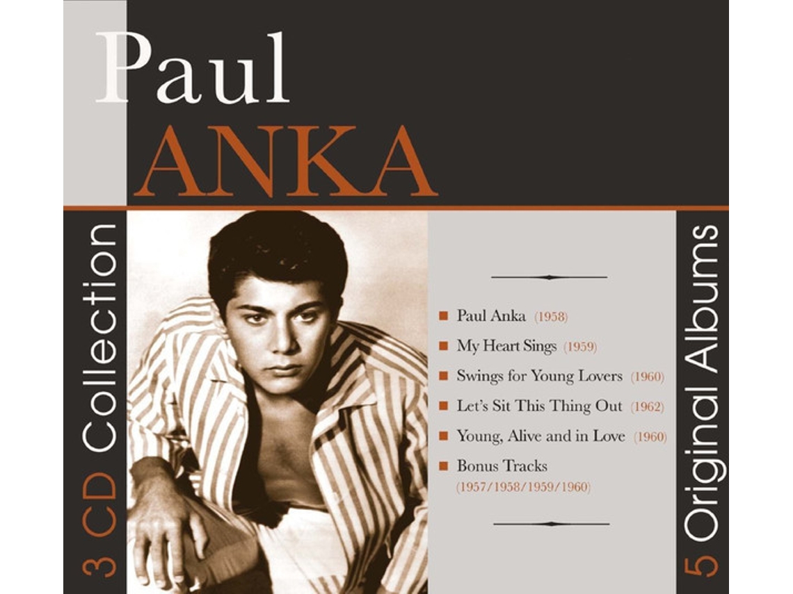 CD Paul Anka - 5 Original Albums