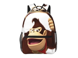 Mochila De Estudante Donkey Kong J79, Durável E Leve, Alça De Ombro Impermeável E Respirável N79 Olysi Shop