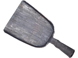 Pá para Carvão Inoomp, Feita de Aço Forjado À Mão. Robusta e À Ferrugem. Compacta para Cozinha e Jardim. Ao Desgaste. CHABERLU