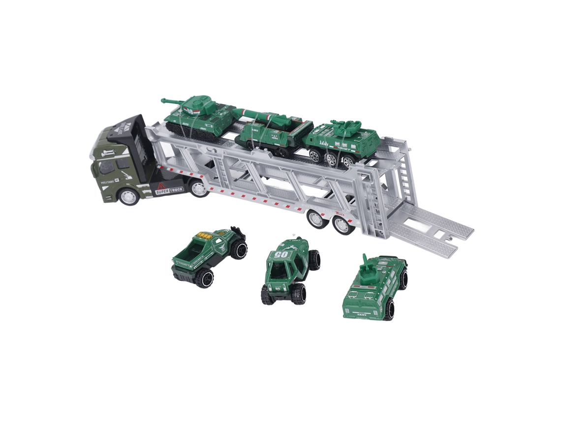 Primerox brinquedos de Caminhão de Construção Mini Transporte em Liga com 6 Modelos de Carro Presente Colecionável