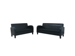 Sofa Set, Sofa Sets Vidaxl Preto Couro Artificial (n/a)