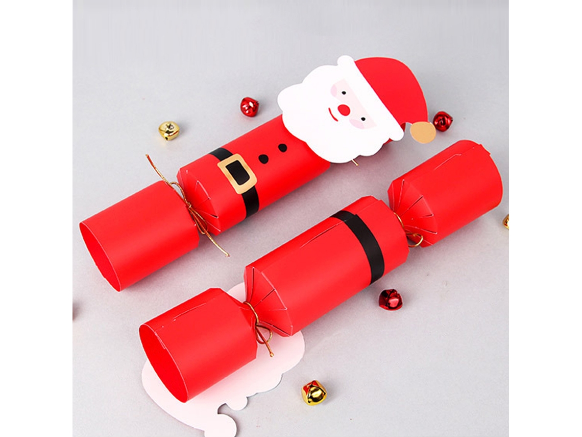 Laxiscreed Pack Natal Com 10 Caixas De Presente E Padrão De Pai Natal