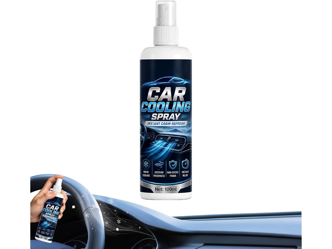 Spray Refrescante Rápido De 100ml, Ação Suave, Para Carros.