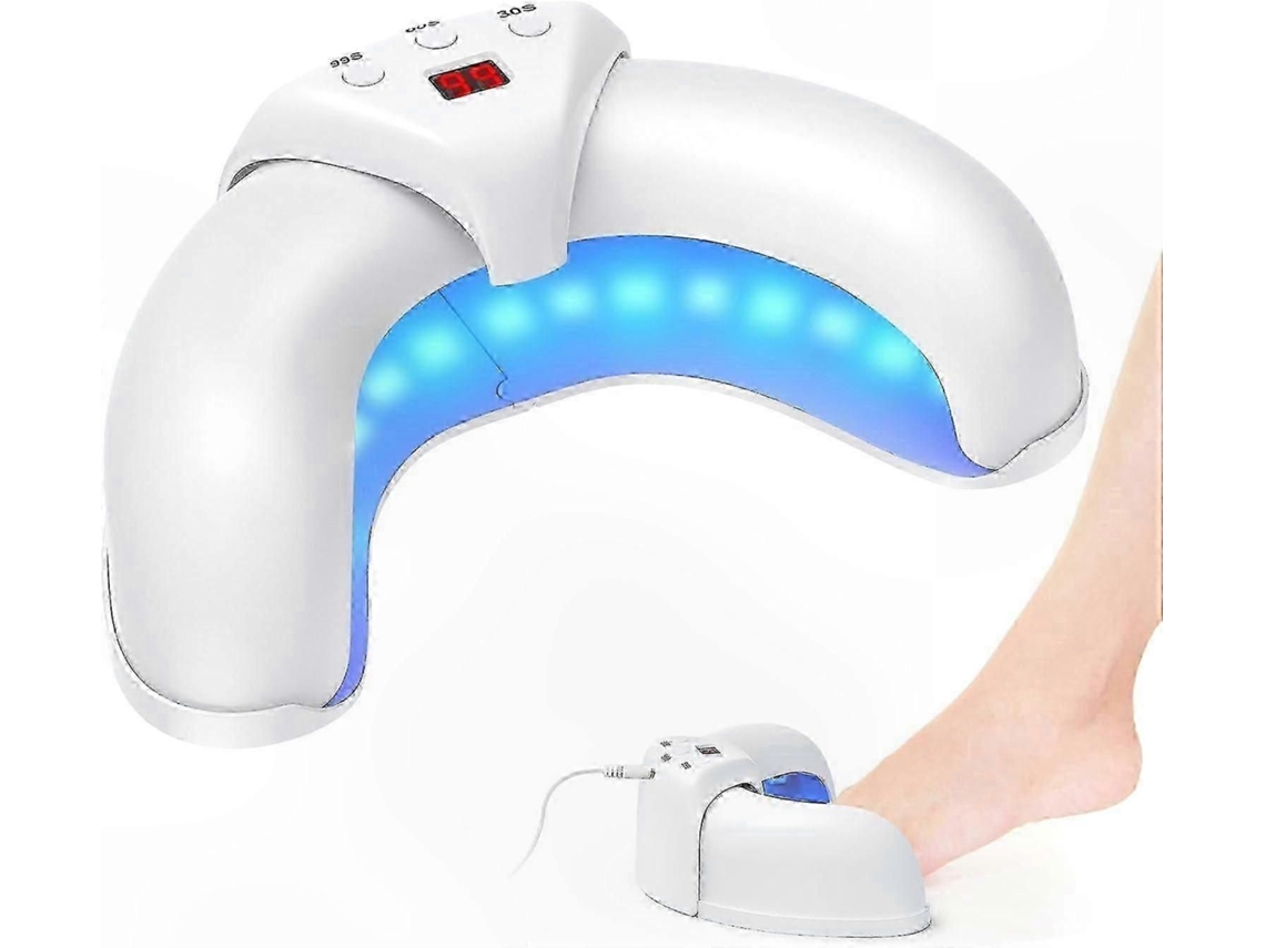 Aparelho de Terapia Luz Dupla para Fungos nas Unhas Infravermelho 905 Nm e Azul 470 Nm, Tratamento Portáti L Dos Pés D GOKOCO