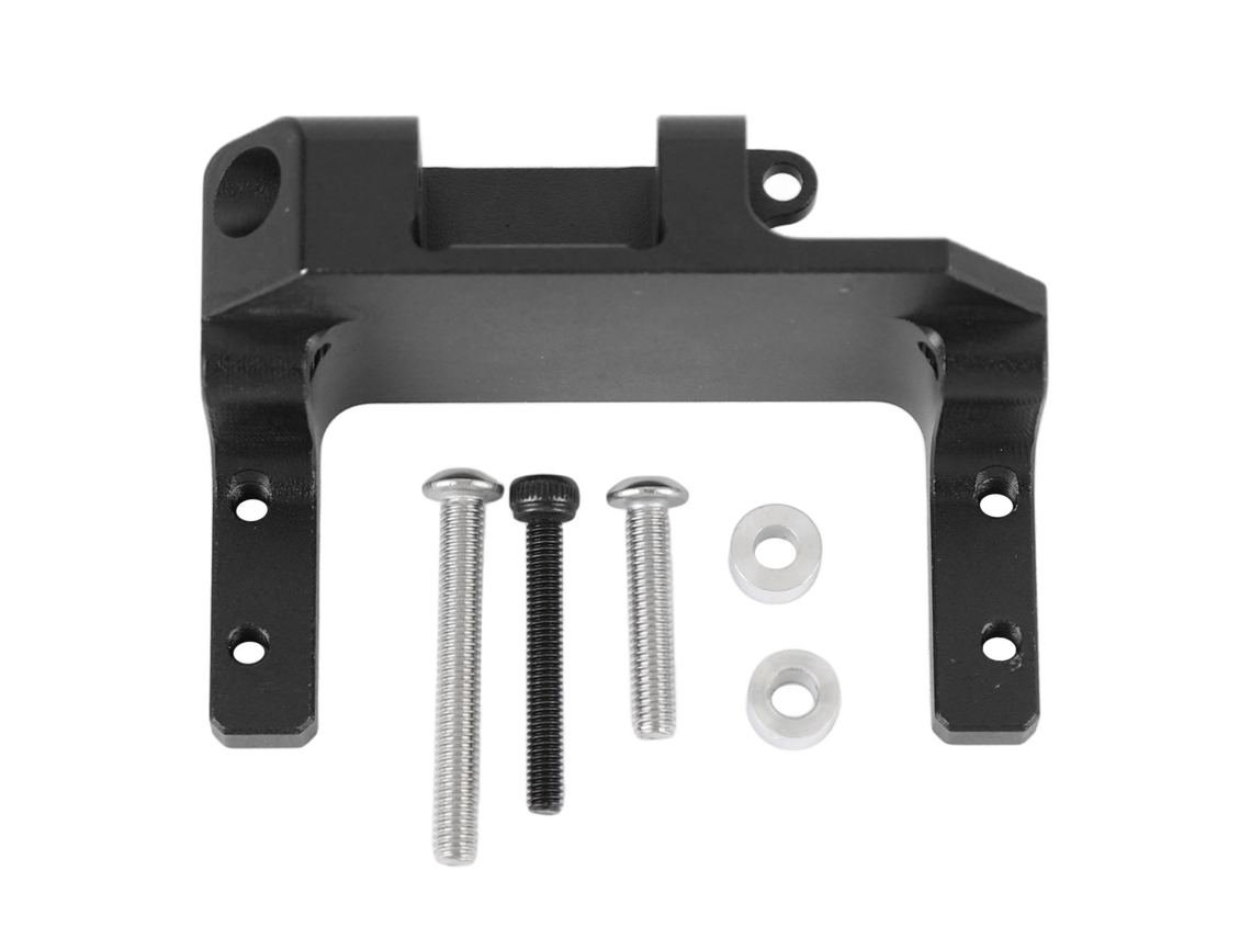 Mali suporte de Servo no Eixo para Scx10 Iii Ar45p Portal Axle Terceira Geração 1/10 Rc Crawler Car Peças de Upgrade de Alumínio Preto