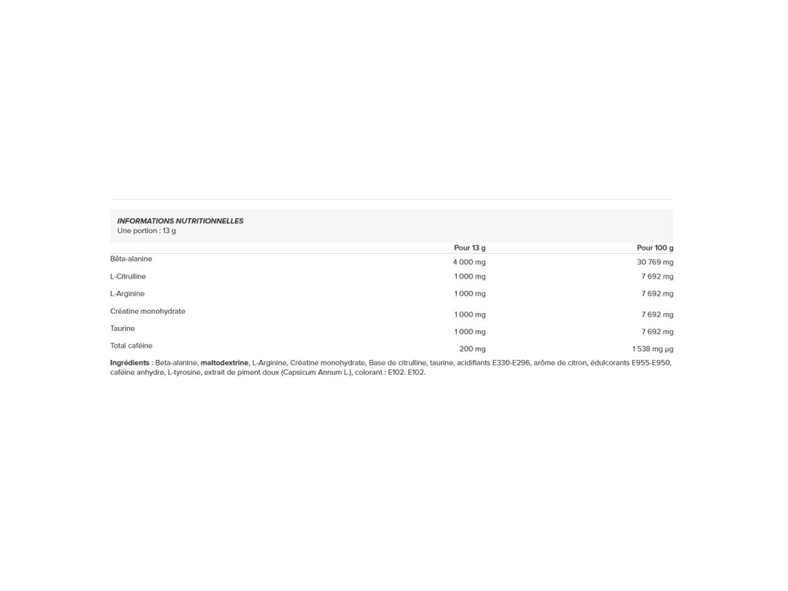 Overdrive Pré Treino Qnt (390g)