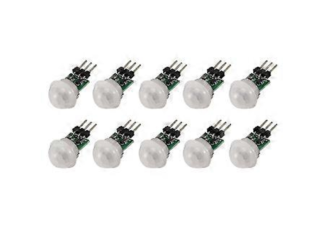10 Peças Am312 Mini Módulo De Sensor Humano Ir Piroelétrico Infravermelho Pir Sensor De Movimento Módulos Detectores Dc Slowmoose