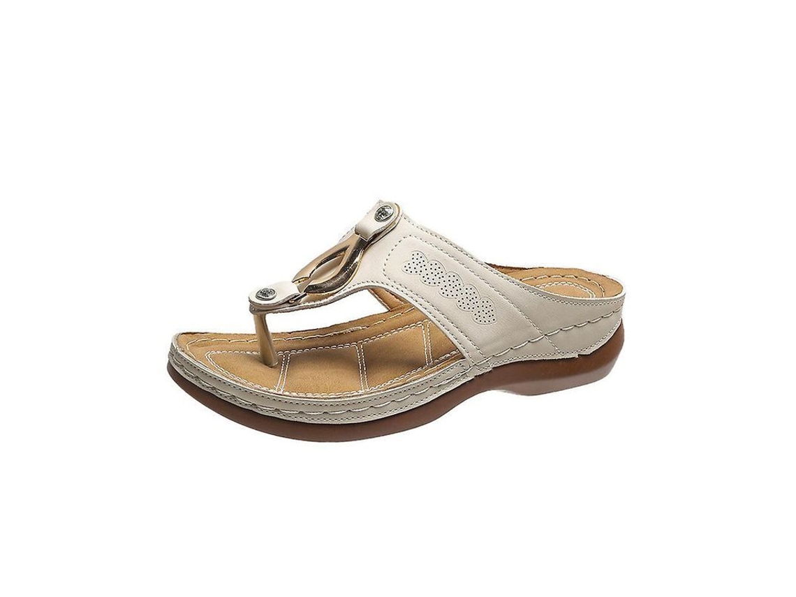 Sandálias De Salto Para Mulher Chinelos Sapatos De Verão 42