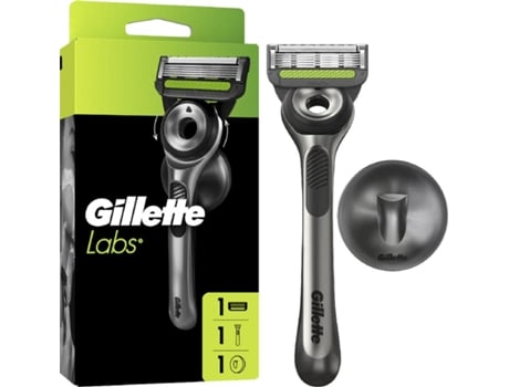 GILLETTE LABS SILVER MÁQUINA+SUPORTE