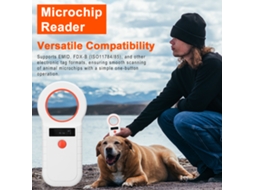 LEITOR MICROCHIP ANIMAL RFID OLED | S/MARCA