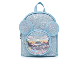 Children's Backpack With Sequins Mouse Ears Blue 22cm 3l