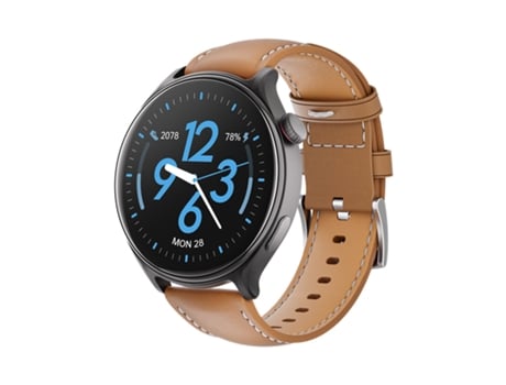 Smart Watch Gtr2 Bluetooth Call Health Monitor Couro Marrom GODTVAGT