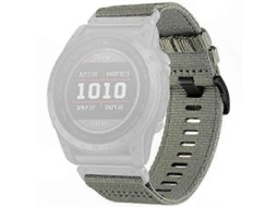 Pulseira de Nylon e Lona com Sistema Liberação Rápida 22 Mm para Smartwatches 47 Mm. GOKOCO